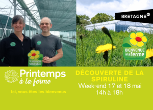 portes ouvertes chez Spiruline d'Armor en Bretagne les 17 et 18 mai 2025