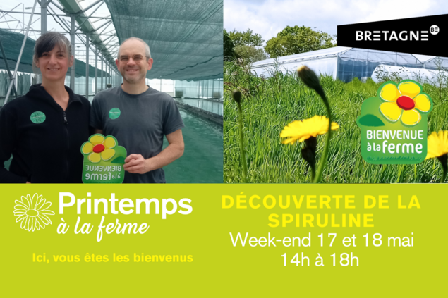 portes ouvertes chez Spiruline d'Armor en Bretagne les 17 et 18 mai 2025